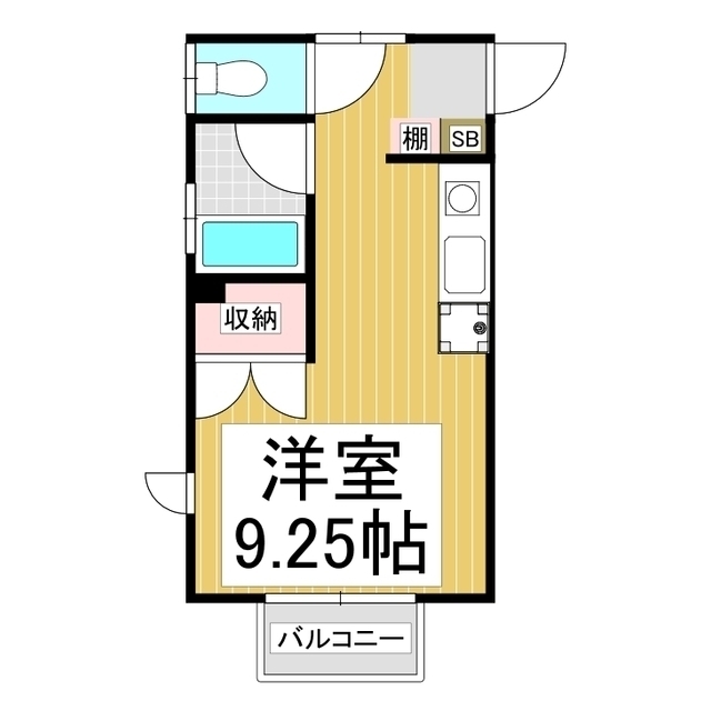 経塚ハイツの間取り