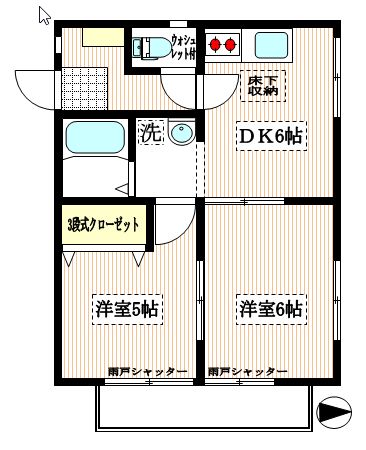 グランドール等々力Ａの間取り