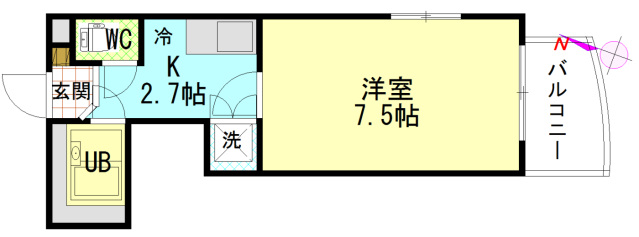 セントラルリバー東原の間取り