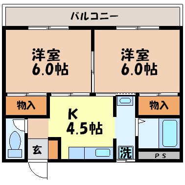 ルーシッド仲沖(仲沖町)の間取り