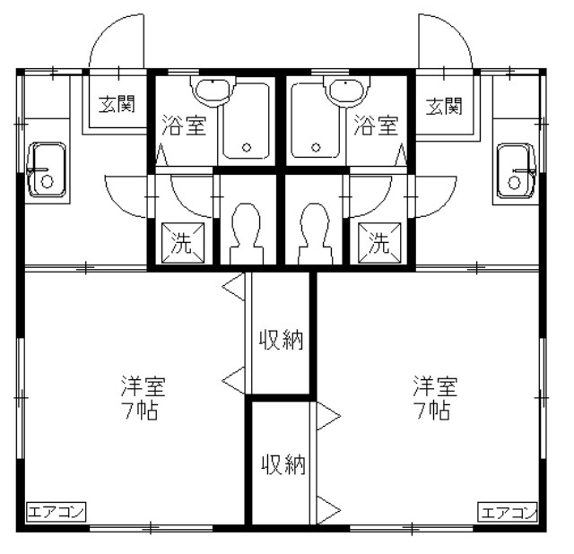 グリーンハイツの間取り