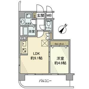 ファーストクラス荏田の間取り