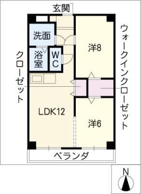 ヴァンベールＧＩＮＡＮの間取り