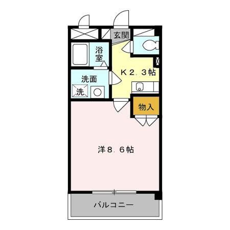 パークサイド島崎の間取り