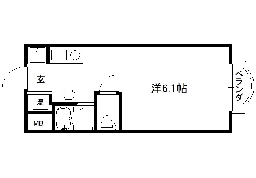 鞍馬口アイビーハウスの間取り