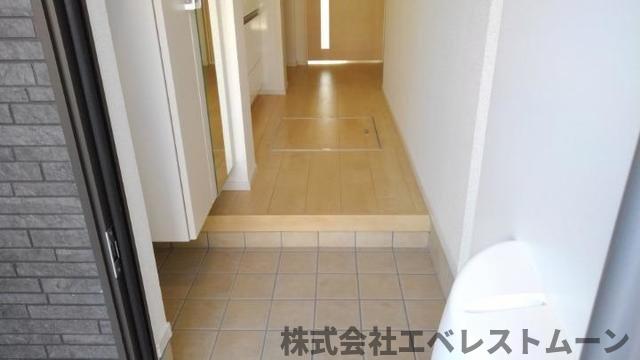 【名古屋市中川区元中野町のアパートの玄関】