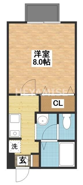 シェソワ寺地の間取り