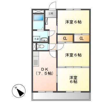 ラフィネドミールの間取り