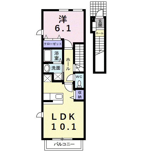 QUARTER　DECKの間取り