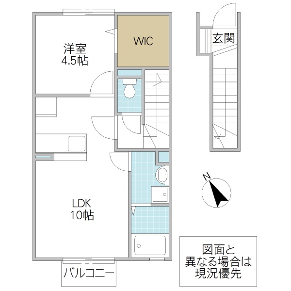 シェリール蔵前 Bの間取り