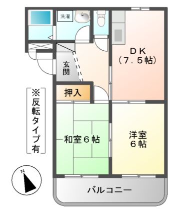 コスモハイツの間取り