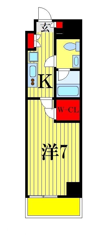 エクセレンティ市川の間取り