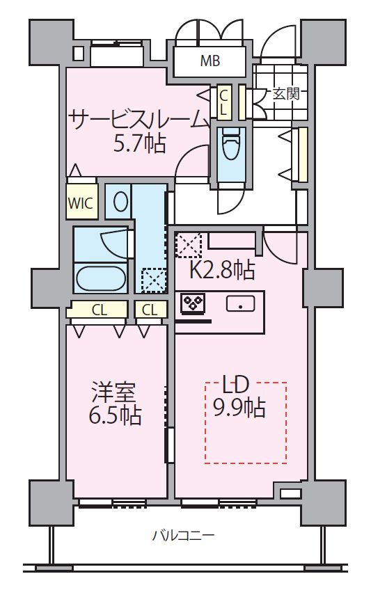 ロイヤルパークスタワー南千住の間取り