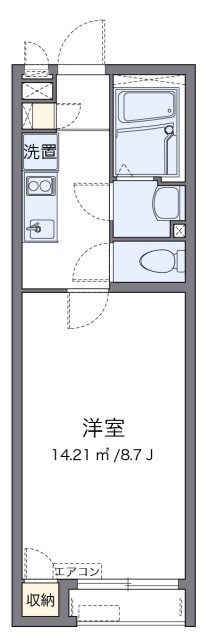 クレイノアヴァンセ座間の間取り