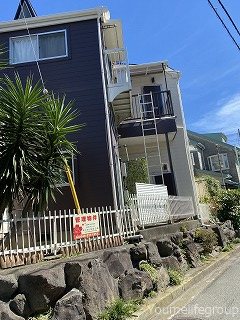 【カフー茅ヶ崎の建物外観】