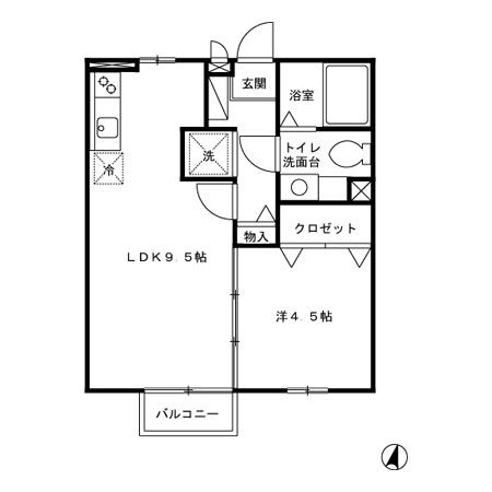 エル若楠の間取り