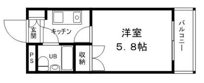 姫路市南駅前町のマンションの間取り