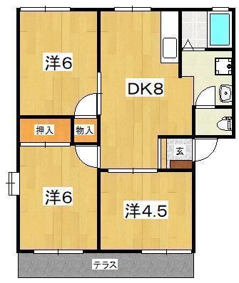 プランドール（高田）の間取り