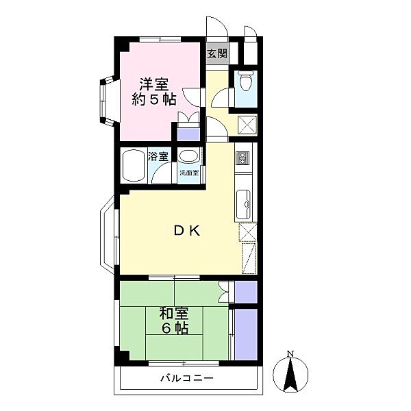 システムマンション高富の間取り