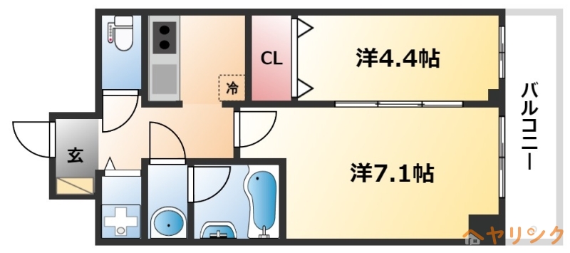 セイワパレス丸の内駅前プレミアの間取り