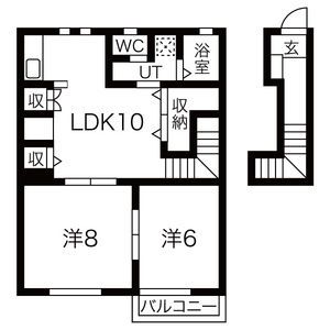 サンメゾン17の間取り