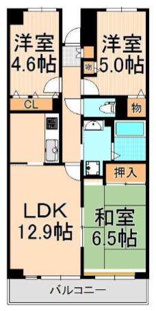 第6光マンションの間取り