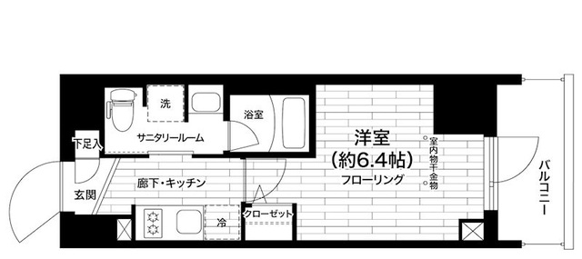 ステージファースト千葉中央の間取り