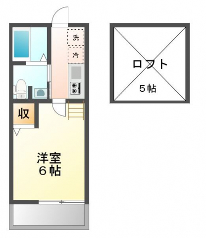 ロフティ京都西陣の間取り