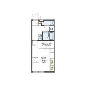 尾張旭市城前町のアパートの間取り