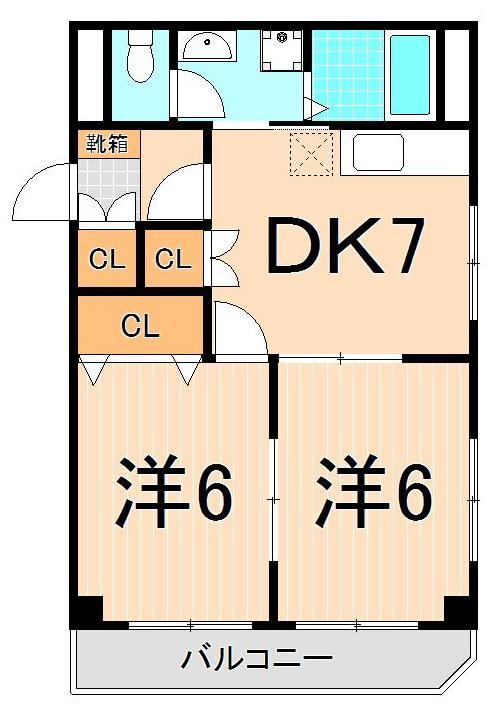 ドミール北綾瀬の間取り