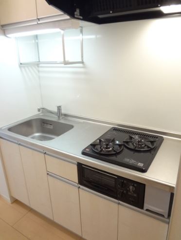 キッチン　自炊をされる方に嬉しい2口コンロ♪