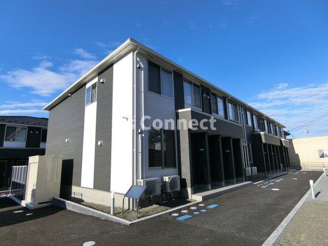 建物外観　ペットと暮らせる新築アパート。