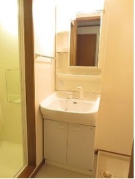 洗面設備　脱衣所！