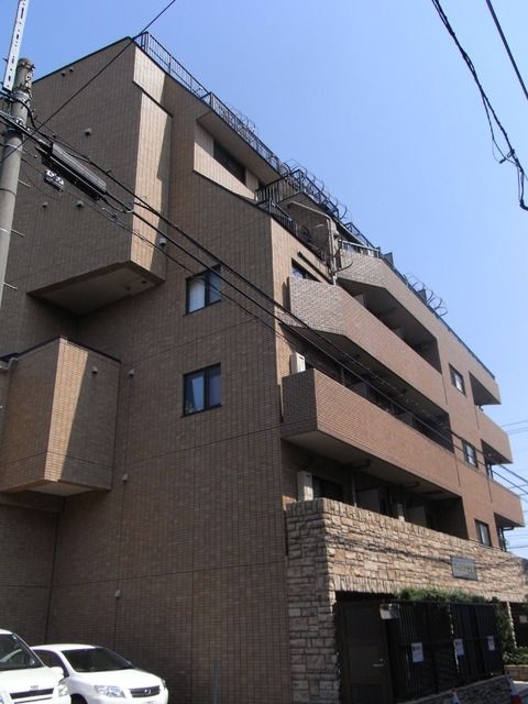 バルコニー　外観タイル張りマンション