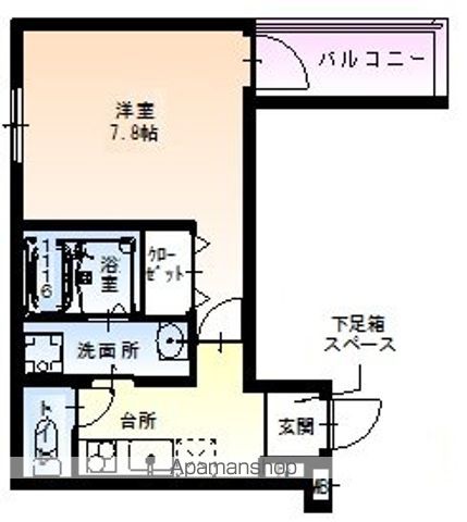 阪急神戸線 塚口駅 徒歩12分 3階建 築6年の間取り写真