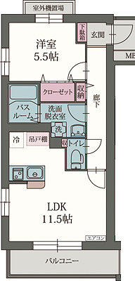 メゾン蒼風台の間取り