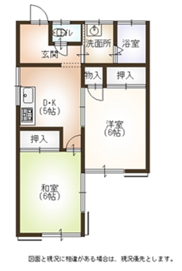 竹ノ内荘の間取り