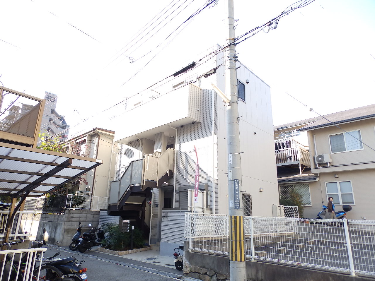 建物外観　南向きです