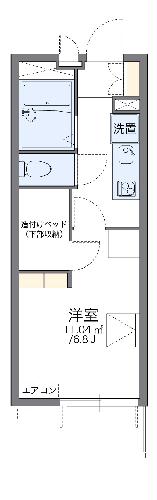 レオパレス舎利寺ＣＦの間取り