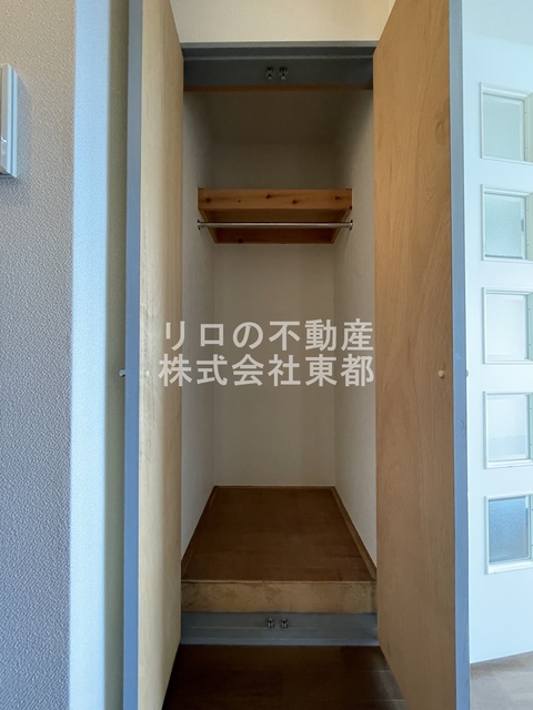 収納　奥行のある収納付です！増えがちな荷物をスッキリ収納できます！