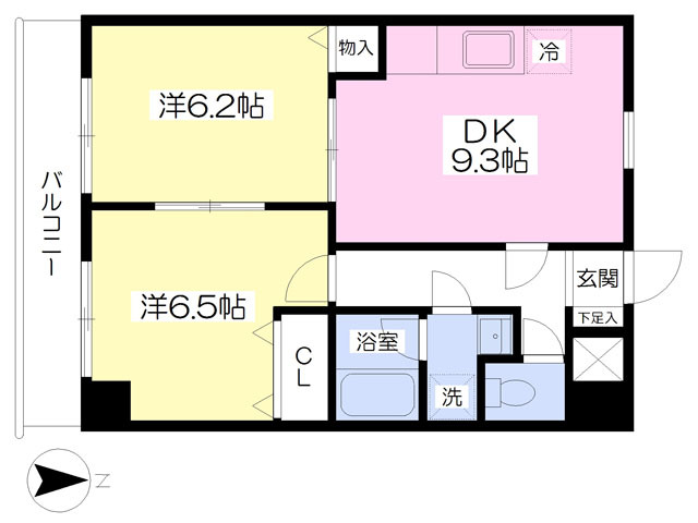 グランシャリオ三鷹の間取り