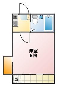 レオパレス21東八丁第2の間取り