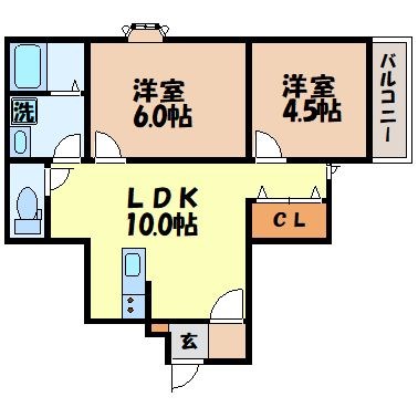 Granciel　Ogiの間取り