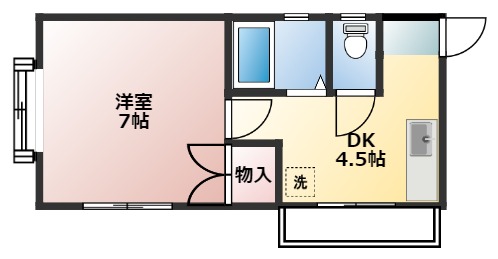 レジデンス中里の間取り