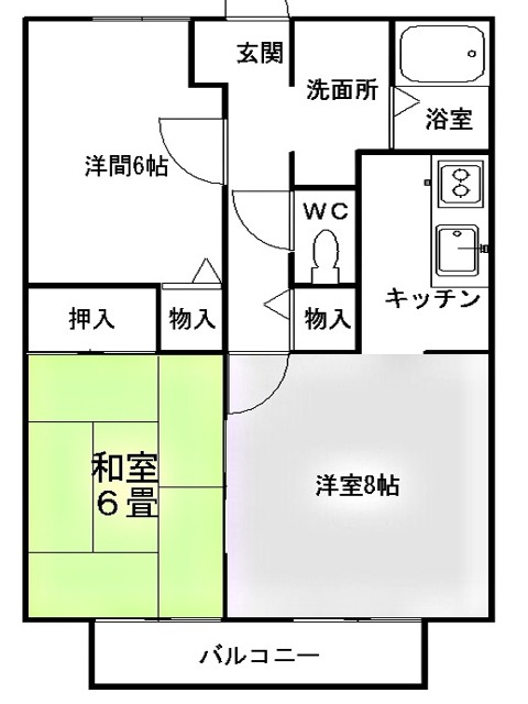 グリーンフィールズＫ・α_間取り_0