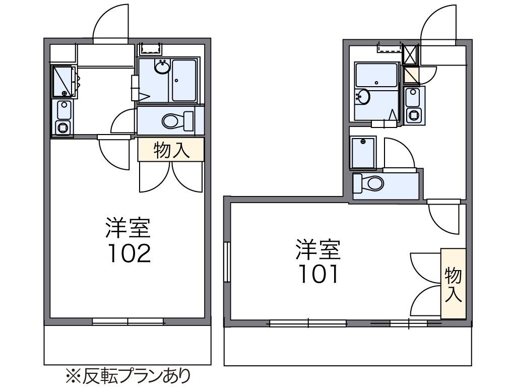 レオパレスフォンテーヌIIの間取り写真