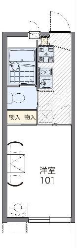 横浜市旭区中尾のアパートの間取り