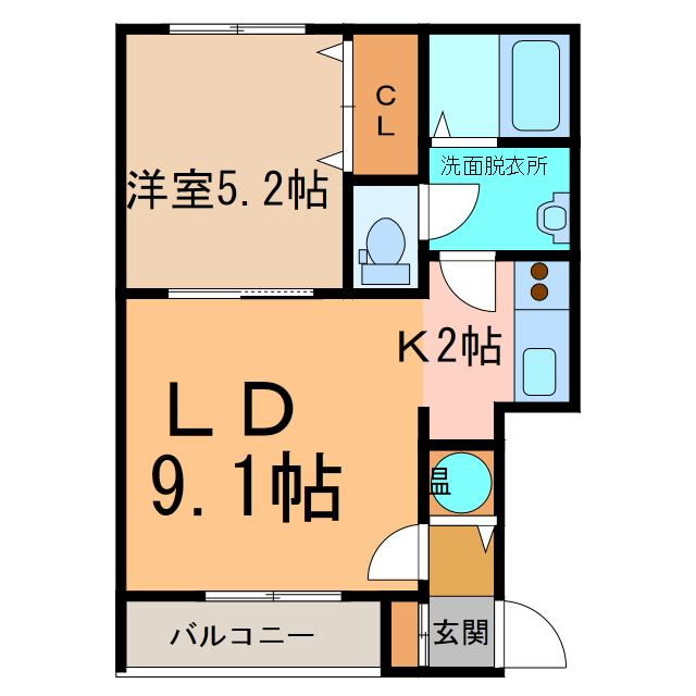 エルレーブIの間取り