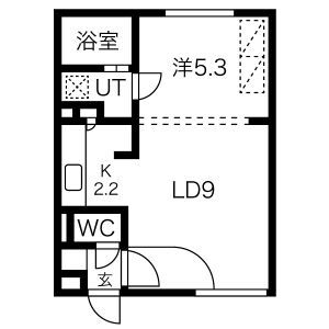 M-STAGE北9条の間取り