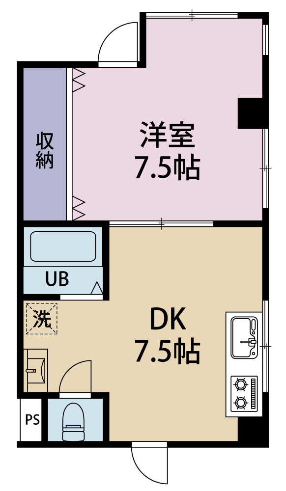 ハウス川久保の間取り